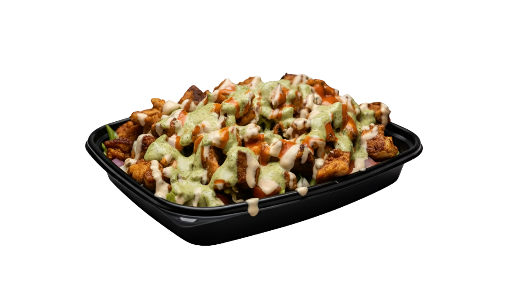 Peruvian Rice Box with Three Sauces